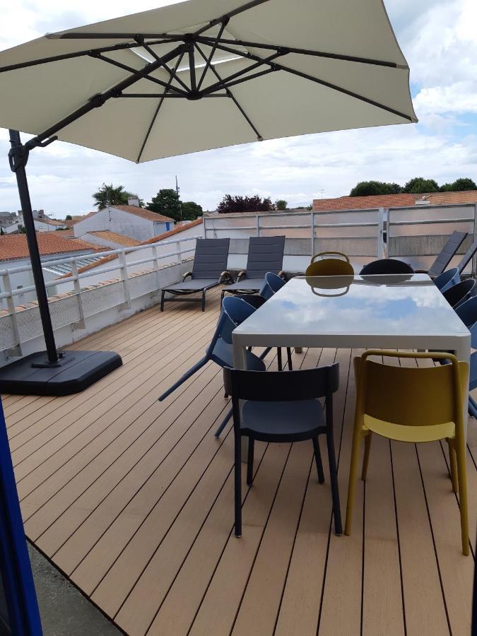 Appart Pour 8 Au Coeur De Noirmoutier - Terrasse エクステリア 写真