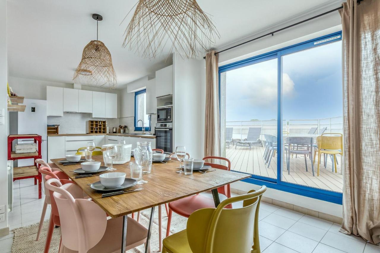 Appart Pour 8 Au Coeur De Noirmoutier - Terrasse エクステリア 写真